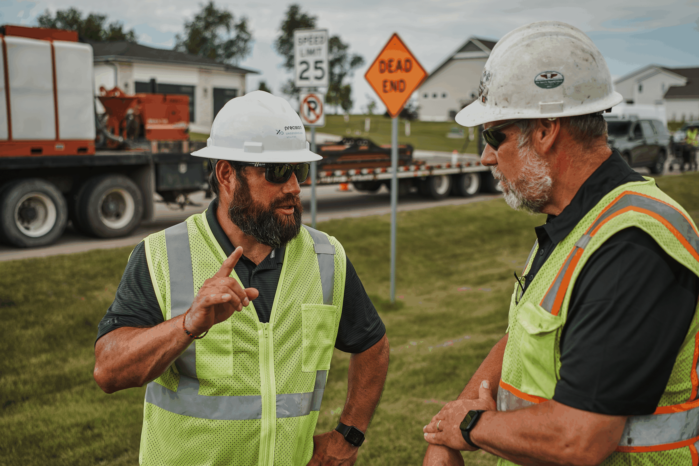 Precision drilling crew, Iowa