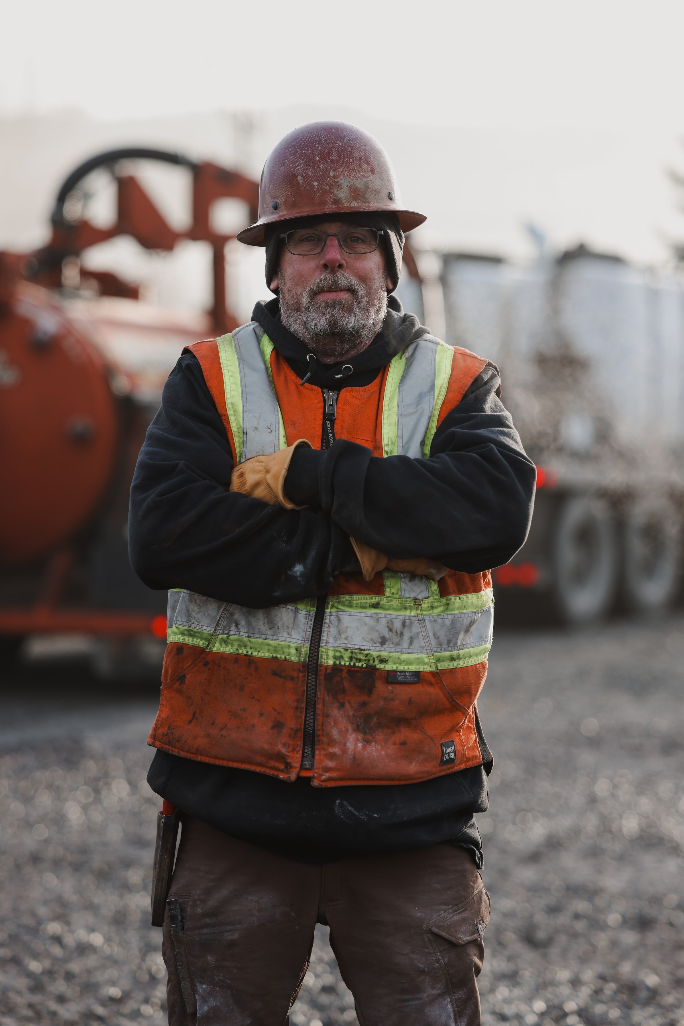 Operator at the jobsite, Perry OK
